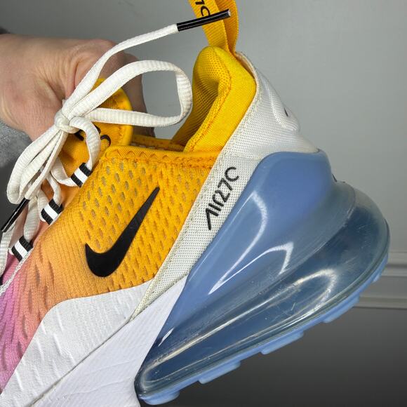 Nike Air Max 270 in University Gold Sneaker Womens 8 - Picture 11 of 12